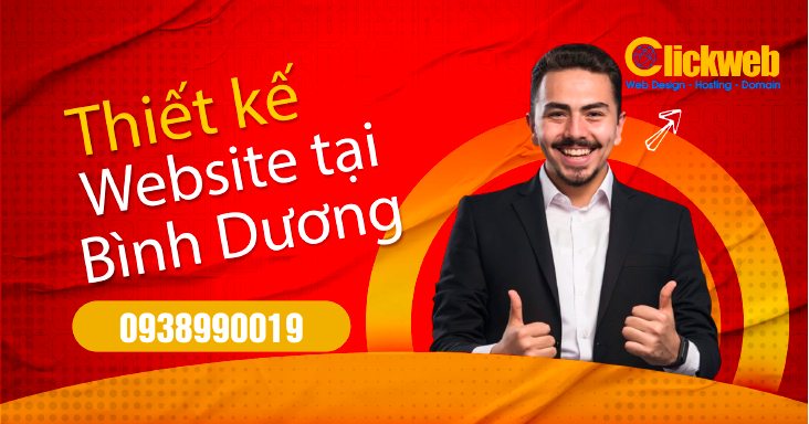 Công ty thiết kế website tại Bình Dương | Làm web ra khách, bàn giao rõ | Clickweb