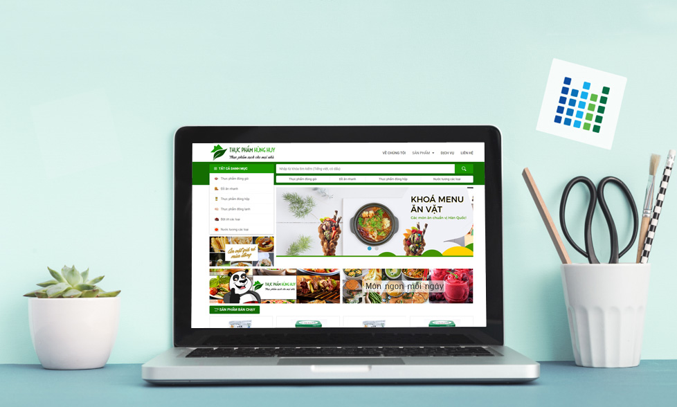 Thiết kế website thực phẩm sạch: rõ nguồn gốc, dễ đặt mua