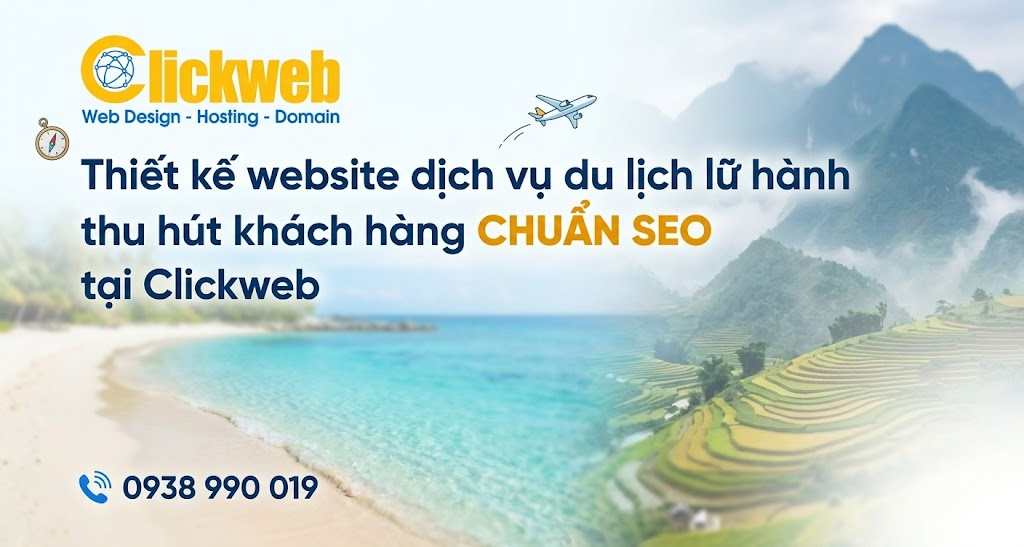 Thiết kế website du lịch, lữ hành chuyên nghiệp | Clickweb