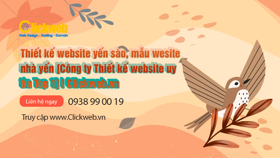 Thiết kế website yến sào cho thương hiệu và nhà yến