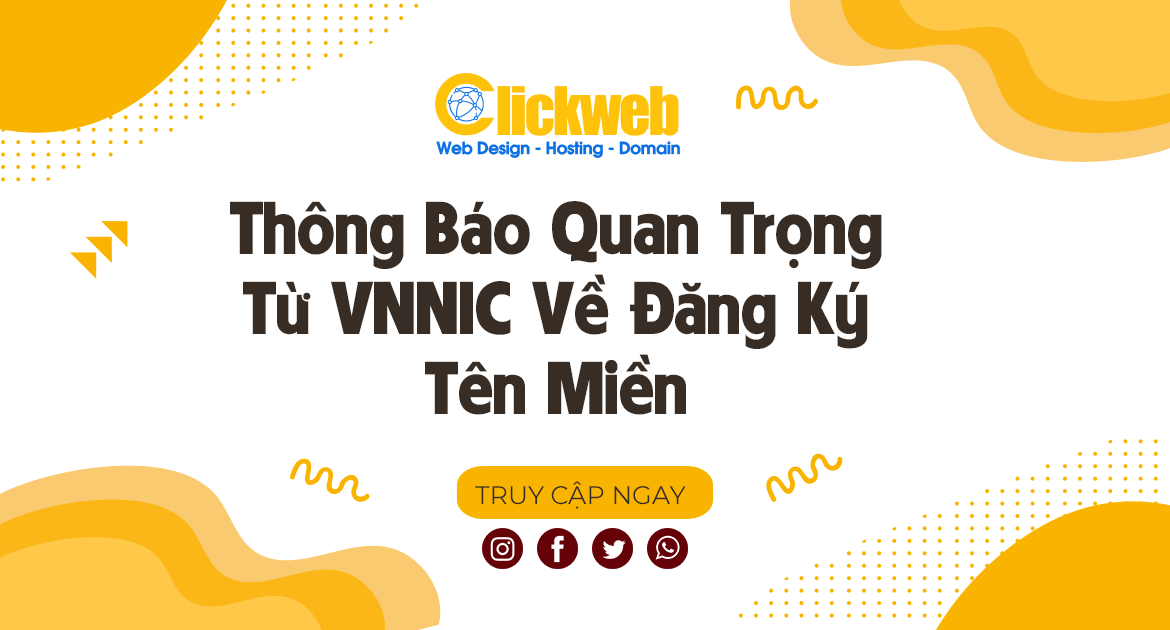 Thông Báo Quan Trọng Từ VNNIC: Thay Đổi Quy Định Đăng Ký Tên Miền Bắt Đầu Từ 30/06/2024