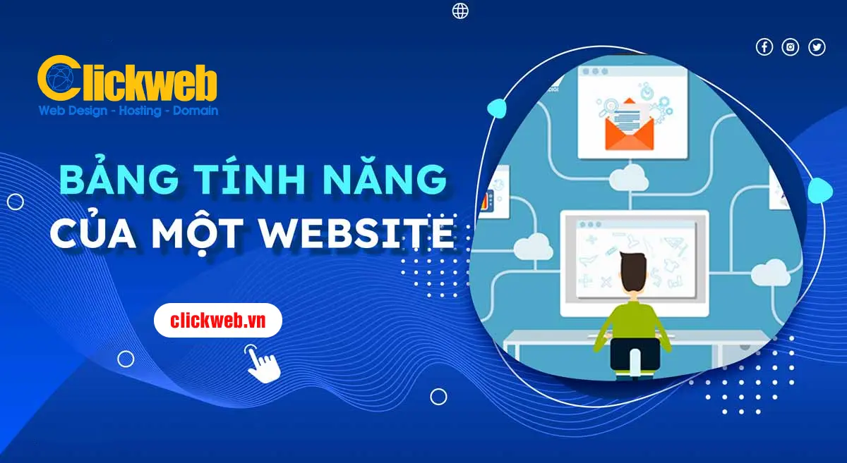 Các tính năng thiết kế website tại công ty clickweb | Modun cơ bản
