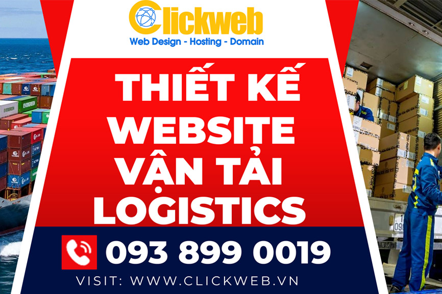 Mẫu website vận tải chuyên nghiệp: cấu trúc dễ nhận báo giá | Clickweb